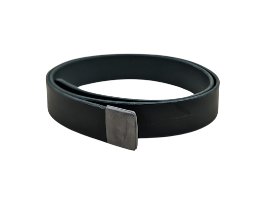 Olive Leather Belt Strap - Strap Only